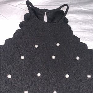 Black extra small Amazon crop top